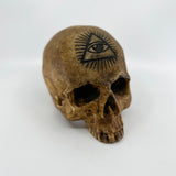 Eye of Providence Skull with Rays of Light Skull