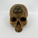 Eye of Providence Skull with Rays of Light Skull