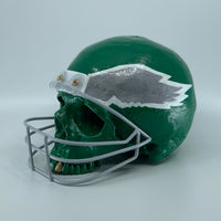 Philadelphia Eagles HELLmet Skull- Retro Version