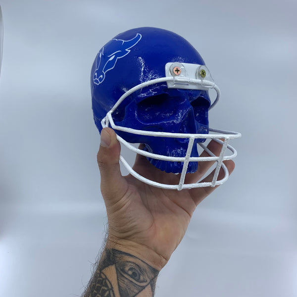buffalo bulls football helmet Buffalo Bulls HELLmet Skull – Skullpable